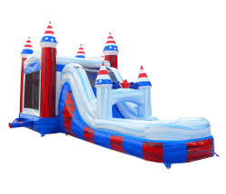MEGA! Stars and Stripes Patriotic Bounce & Slide Combo